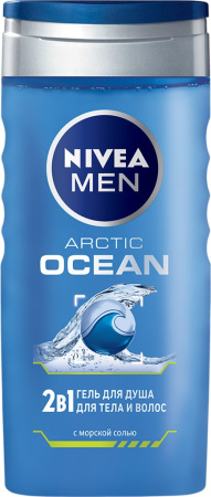 Гель для душа мужской NIVEA Arctic Ocean, 250мл