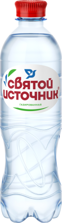 Вода питьевая СВЯТОЙ ИСТОЧНИК, 0.5л, газ